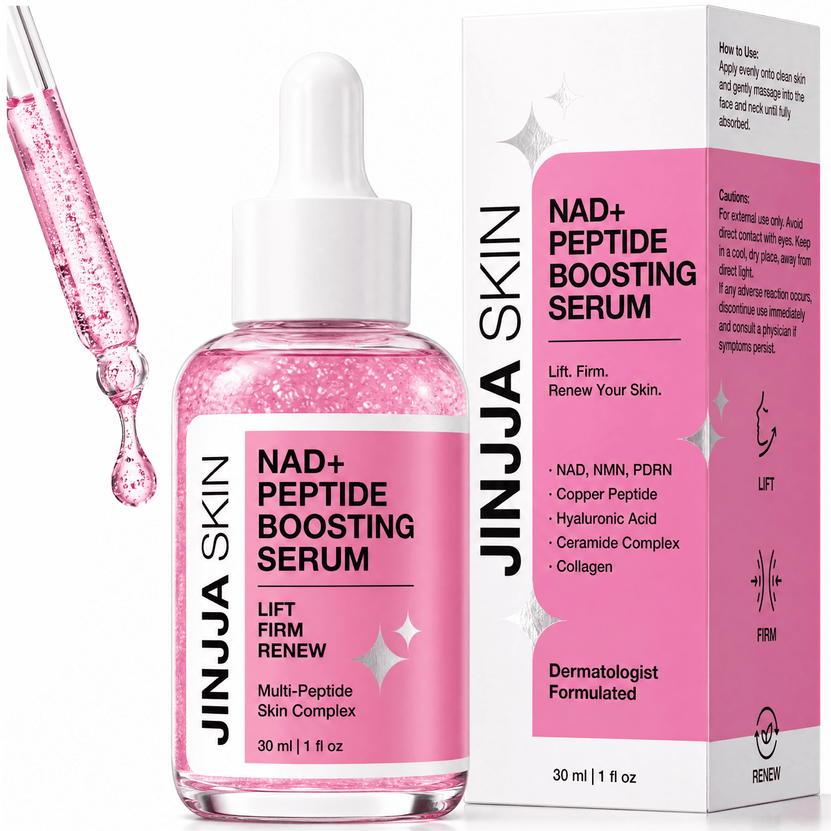 NAD+ Peptide Boosting Serum